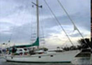 A best picture we could get of the JOCARA boat